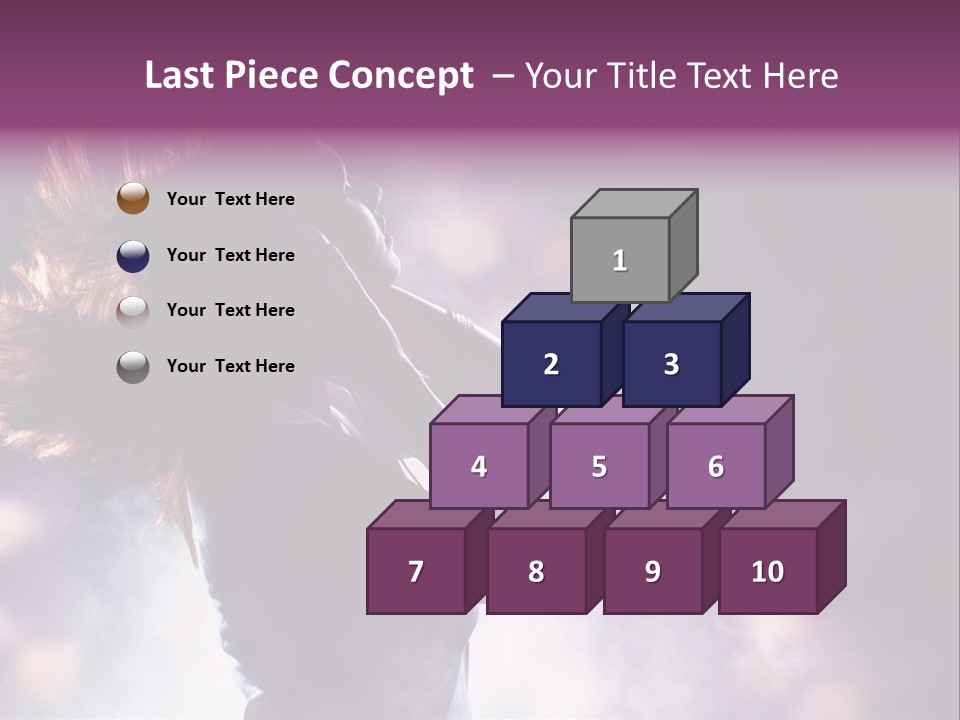 Tune Beauty Posing PowerPoint Template