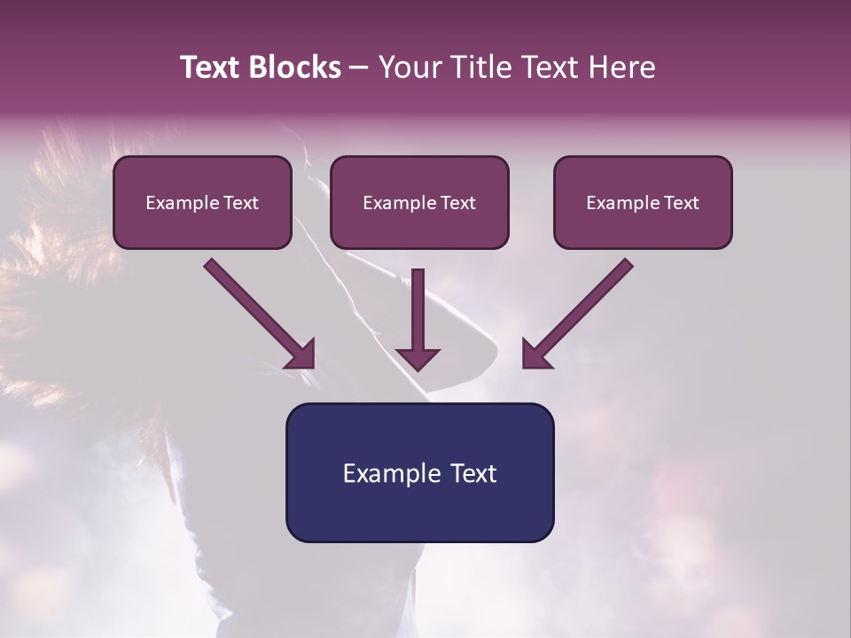 Tune Beauty Posing PowerPoint Template
