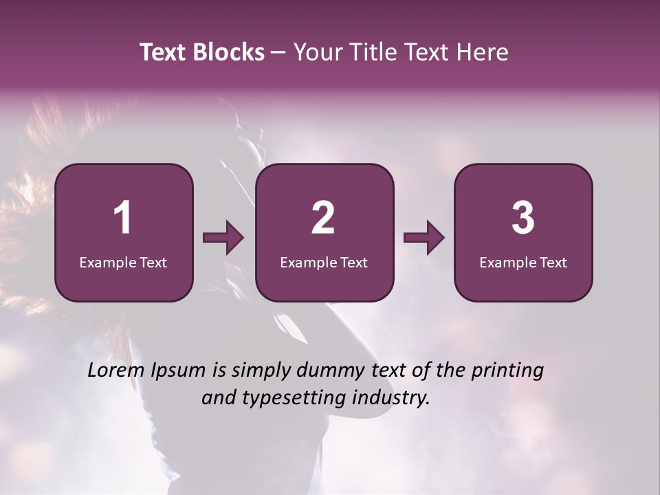 Tune Beauty Posing PowerPoint Template