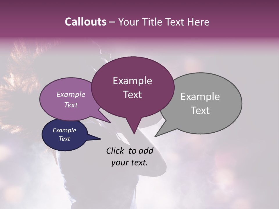 Tune Beauty Posing PowerPoint Template