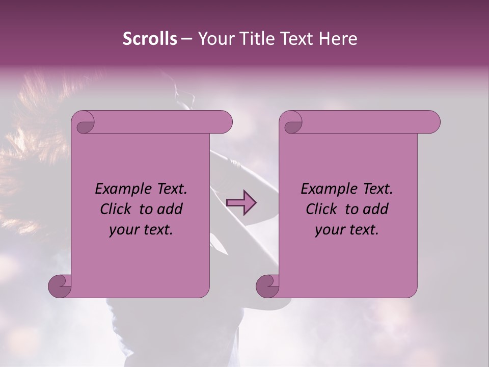 Tune Beauty Posing PowerPoint Template