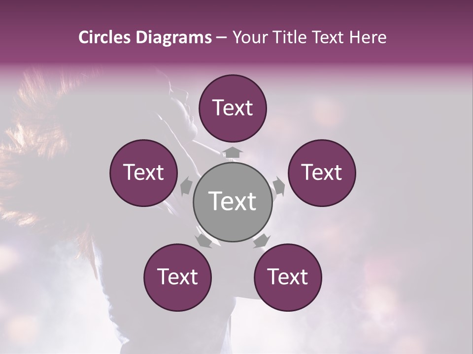 Tune Beauty Posing PowerPoint Template