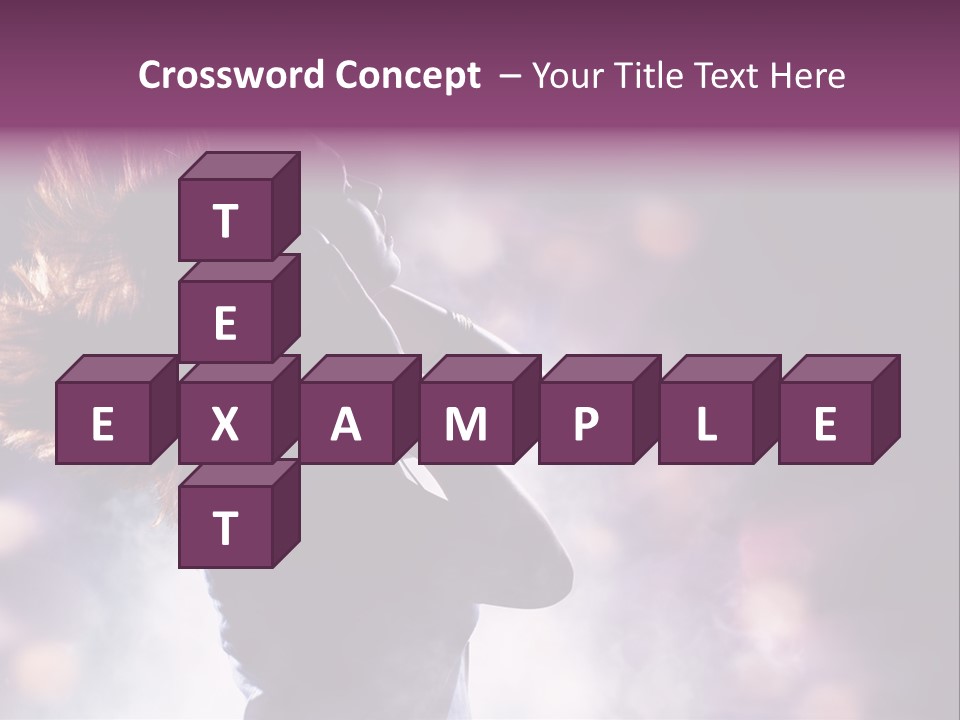 Tune Beauty Posing PowerPoint Template