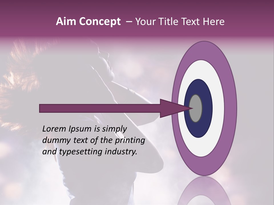 Tune Beauty Posing PowerPoint Template