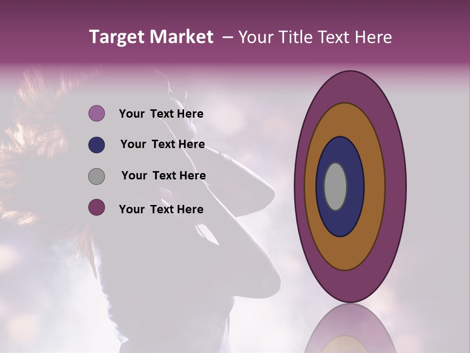 Tune Beauty Posing PowerPoint Template