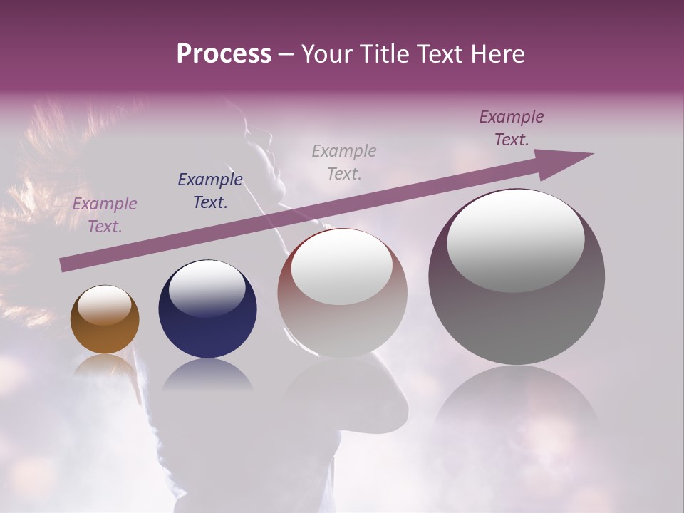 Tune Beauty Posing PowerPoint Template