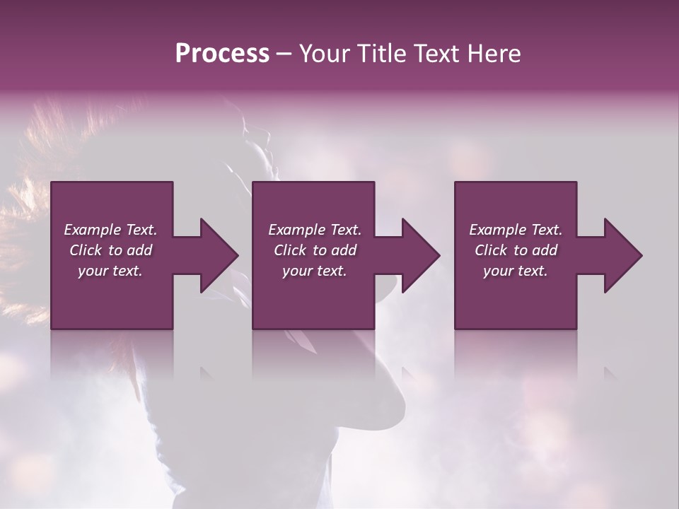 Tune Beauty Posing PowerPoint Template
