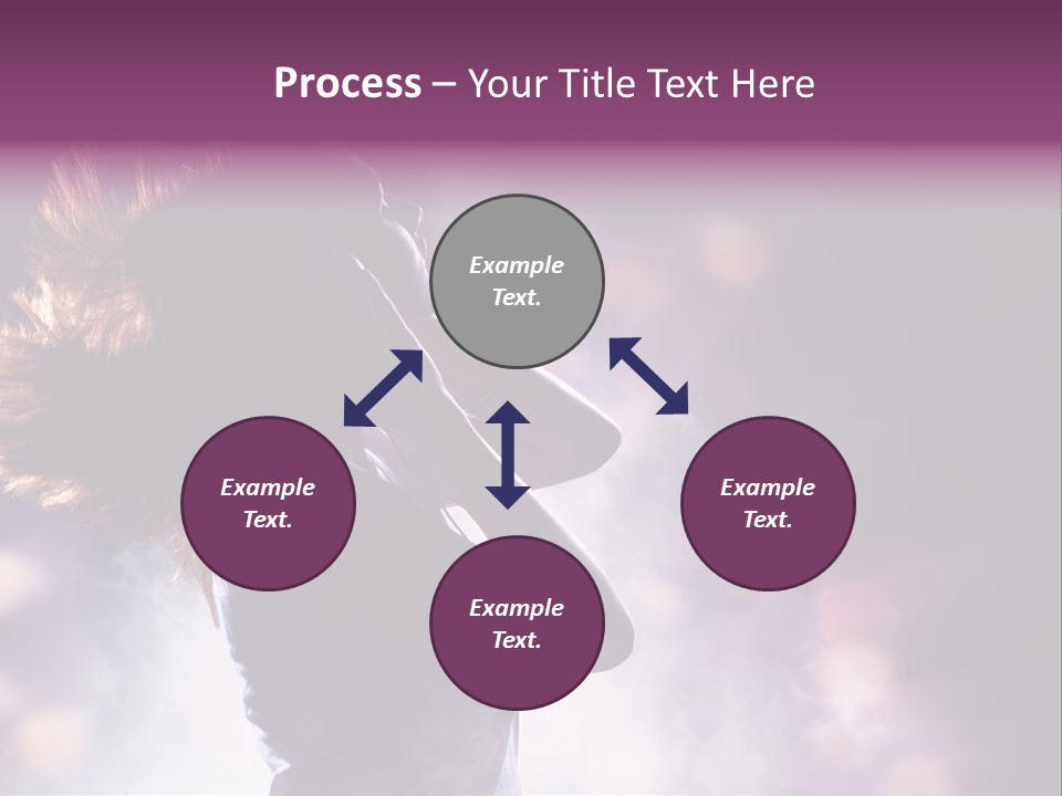 Tune Beauty Posing PowerPoint Template