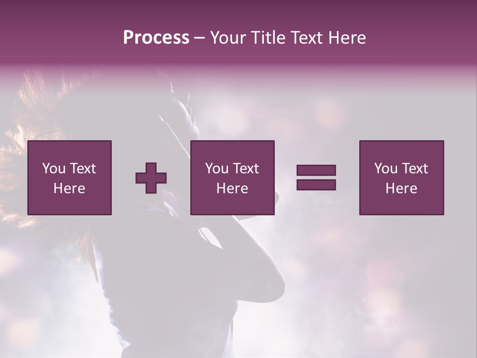 Tune Beauty Posing PowerPoint Template