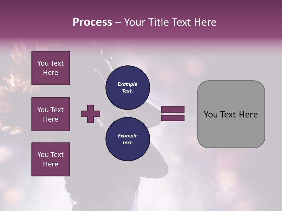 Tune Beauty Posing PowerPoint Template