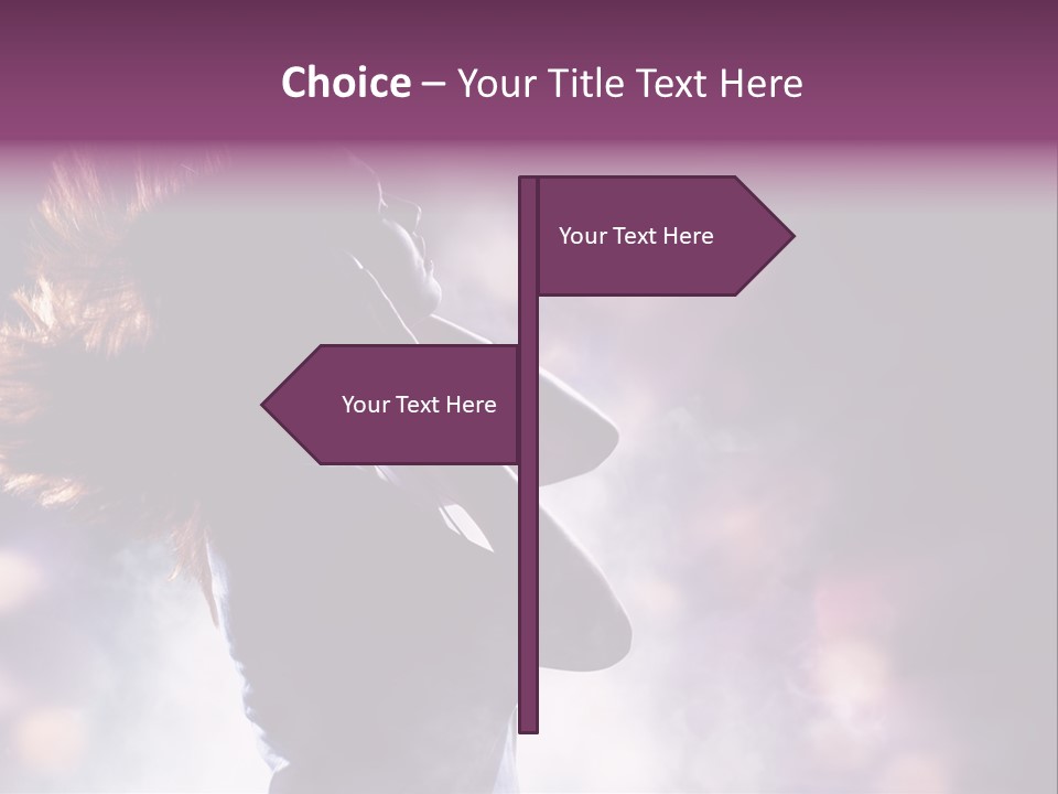 Tune Beauty Posing PowerPoint Template