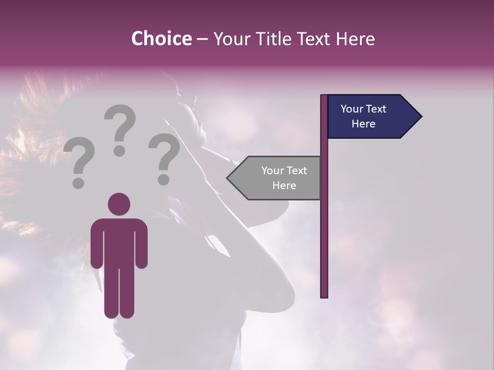 Tune Beauty Posing PowerPoint Template
