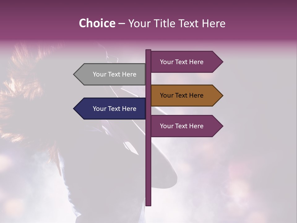 Tune Beauty Posing PowerPoint Template