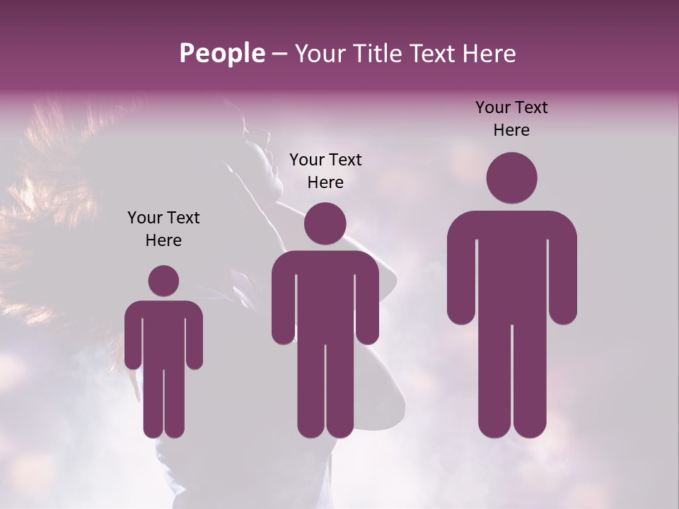 Tune Beauty Posing PowerPoint Template