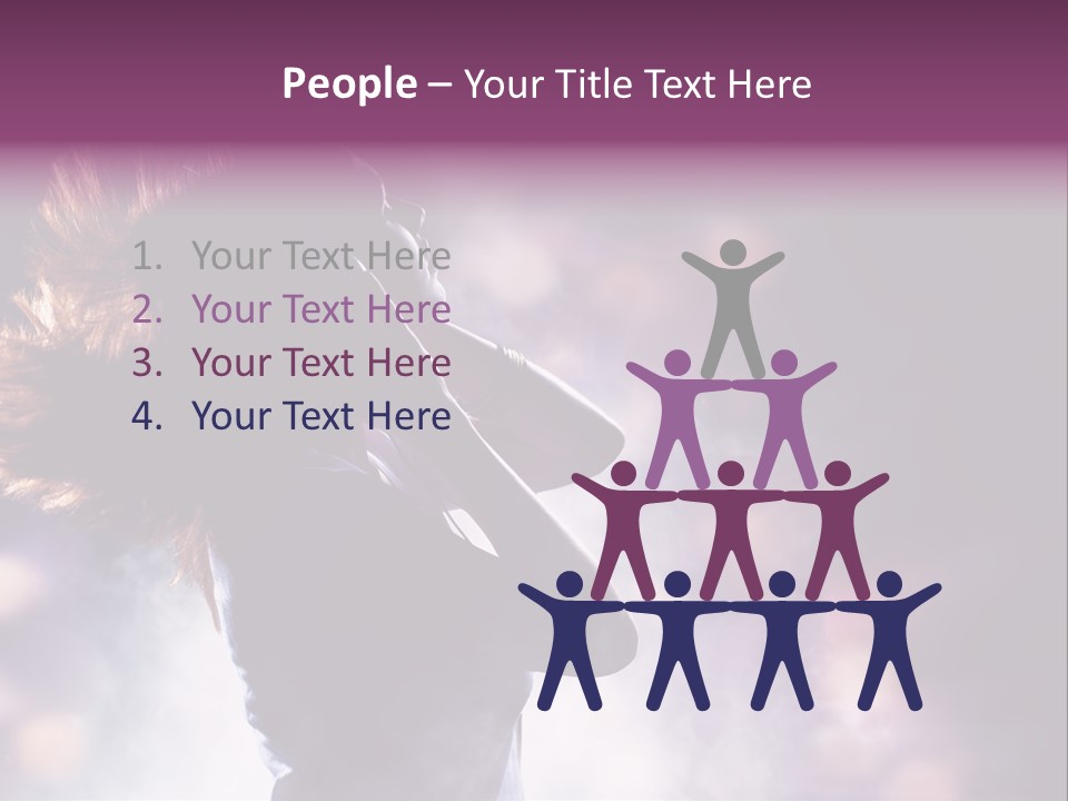 Tune Beauty Posing PowerPoint Template