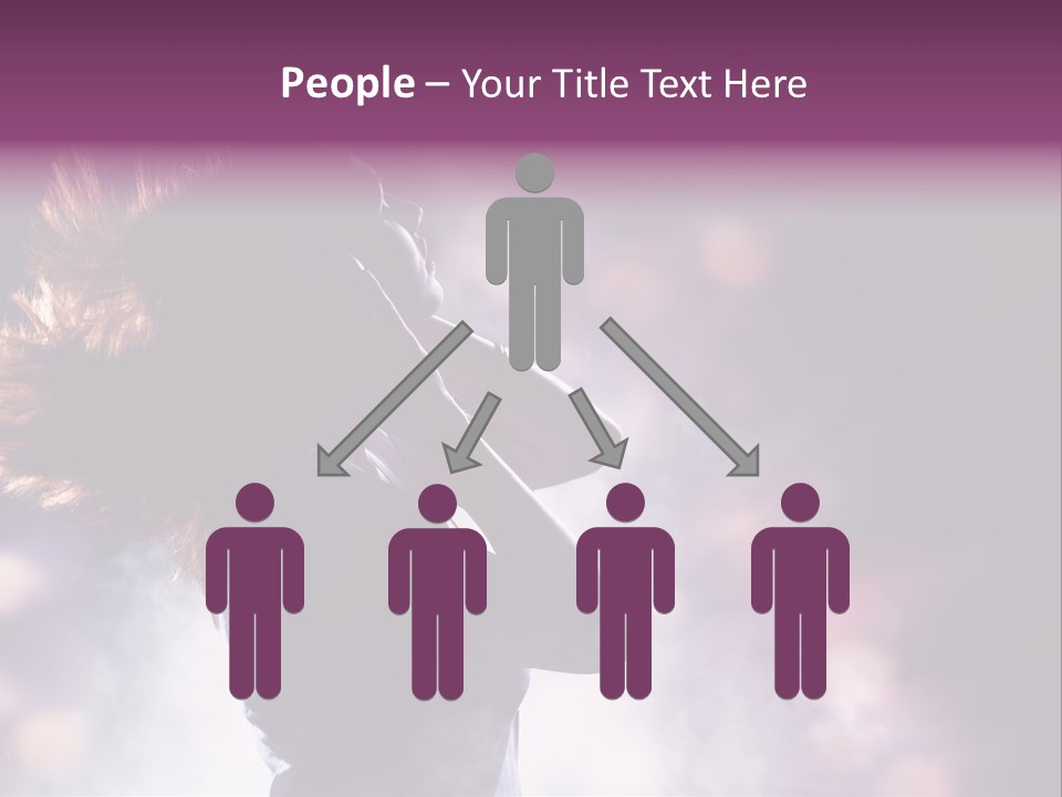 Tune Beauty Posing PowerPoint Template