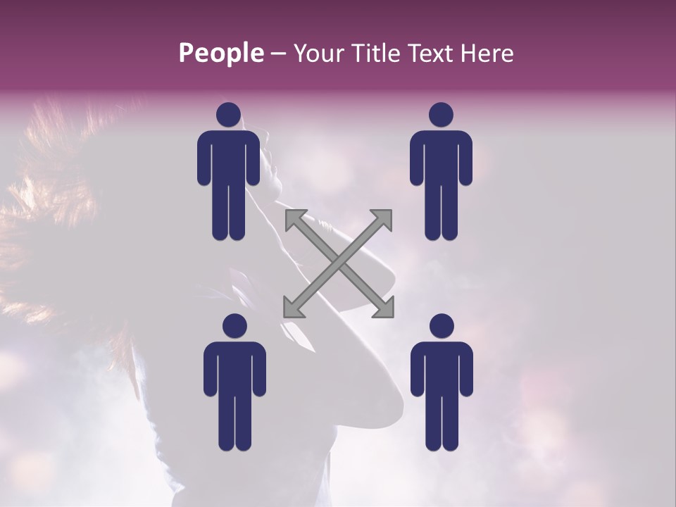 Tune Beauty Posing PowerPoint Template