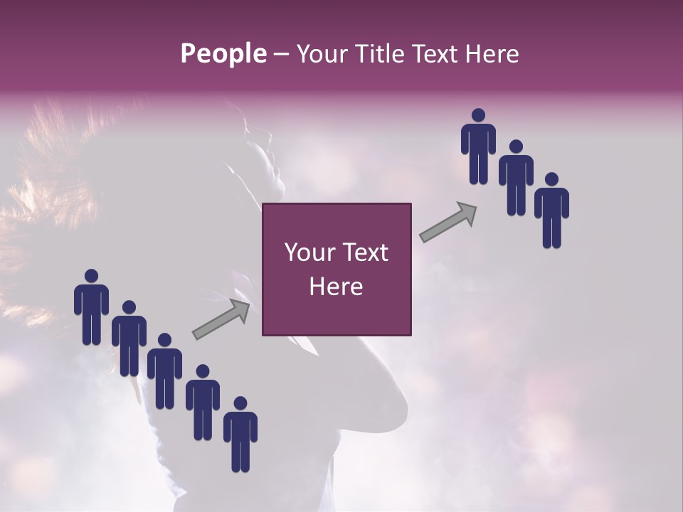 Tune Beauty Posing PowerPoint Template