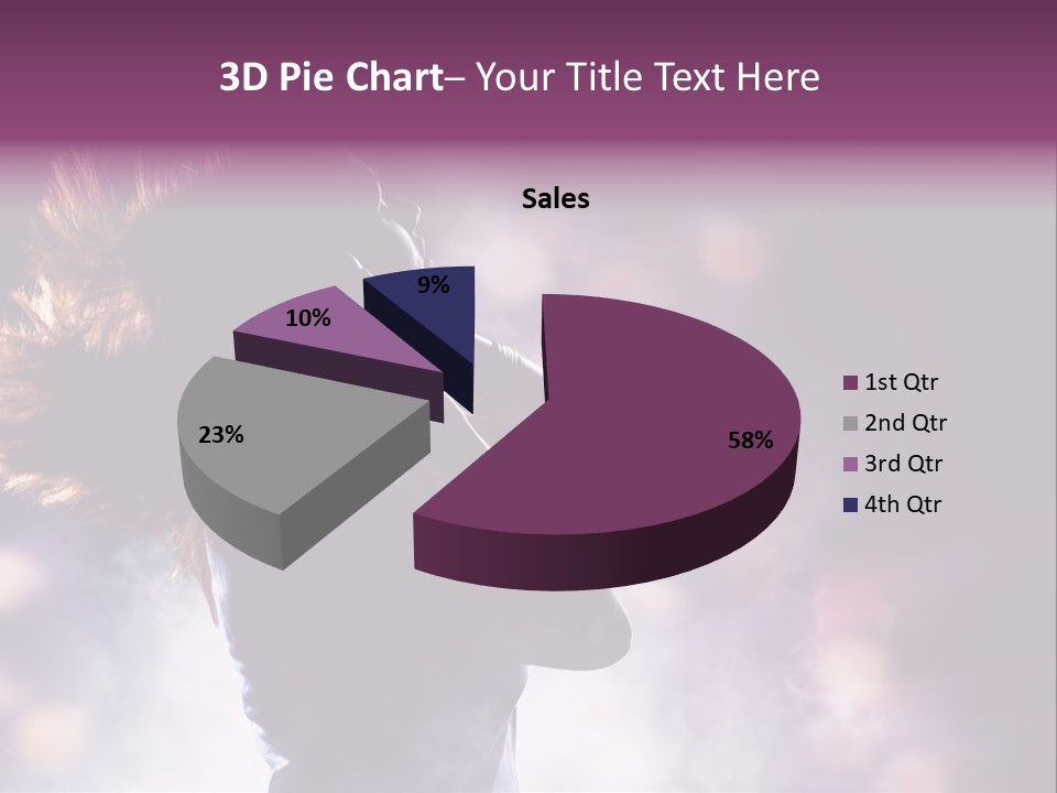 Tune Beauty Posing PowerPoint Template