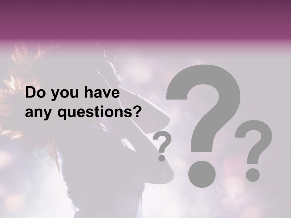 Tune Beauty Posing PowerPoint Template