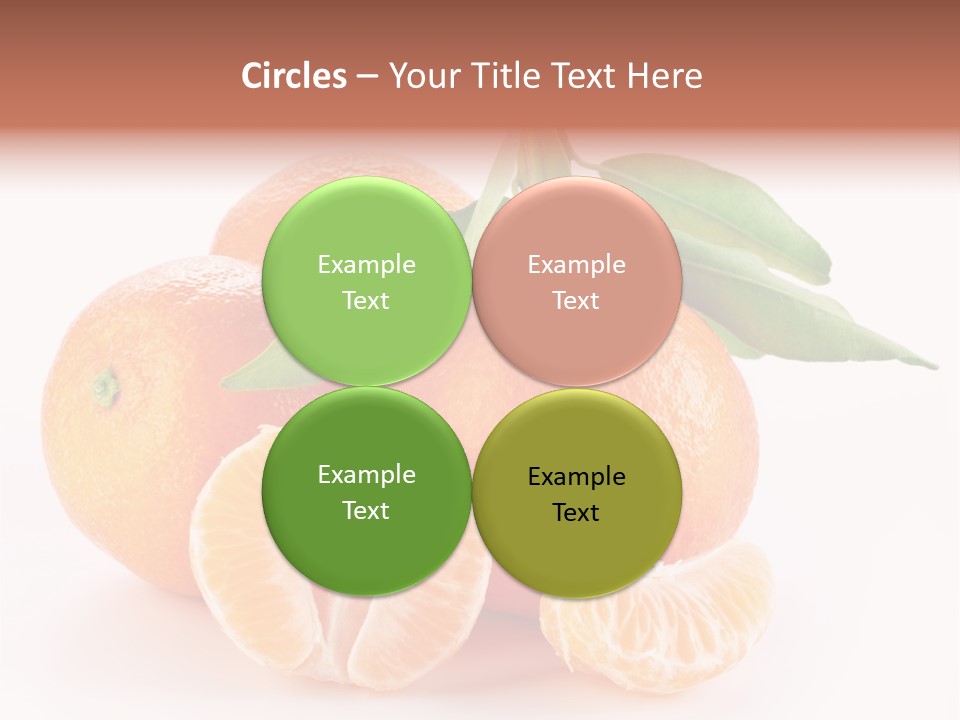 Sugary Food White PowerPoint Template