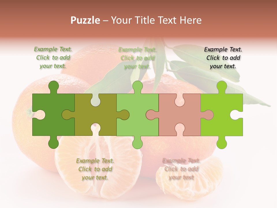 Sugary Food White PowerPoint Template