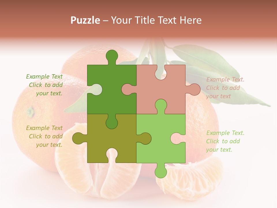 Sugary Food White PowerPoint Template