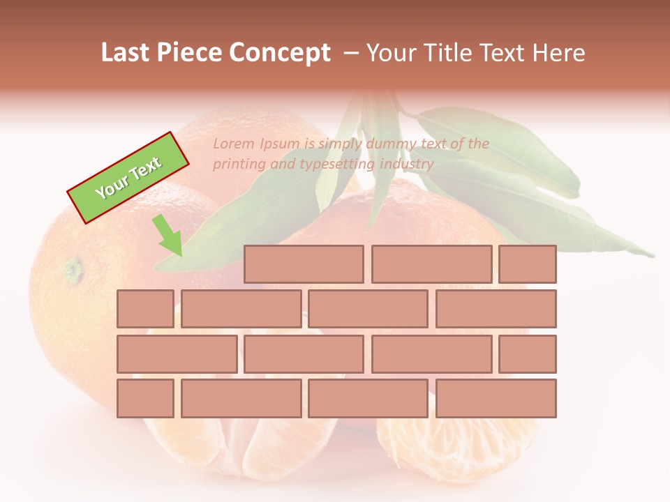 Sugary Food White PowerPoint Template