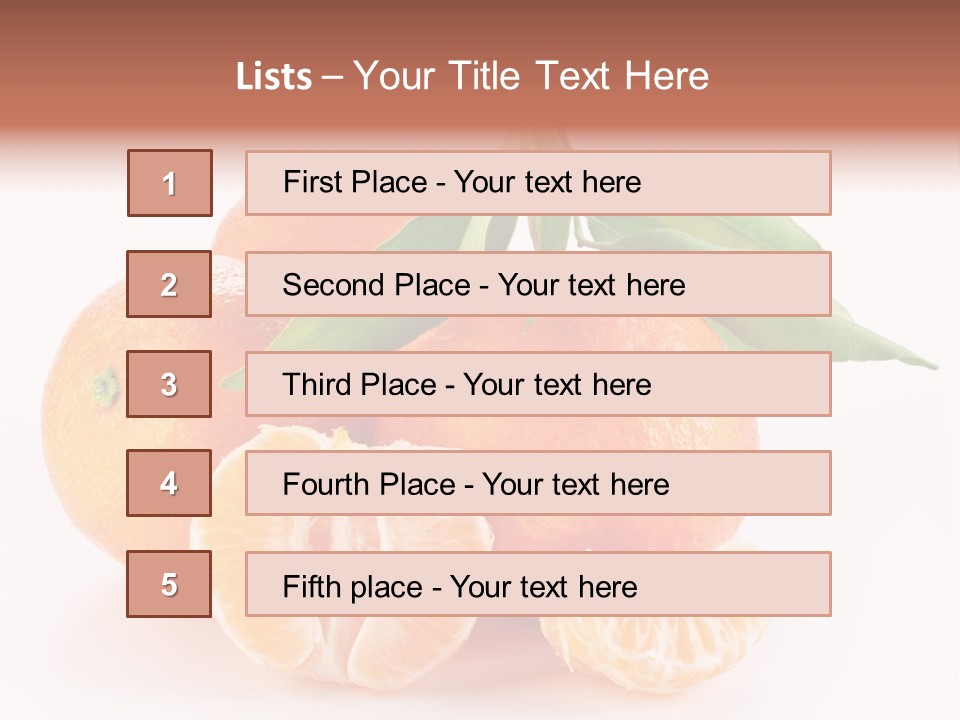 Sugary Food White PowerPoint Template