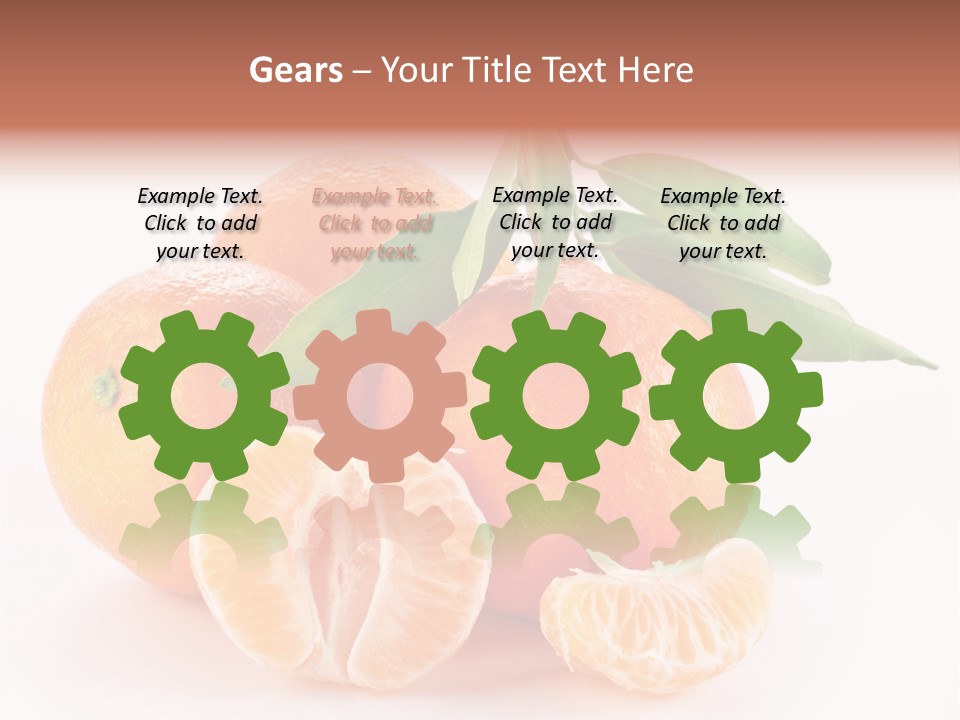 Sugary Food White PowerPoint Template