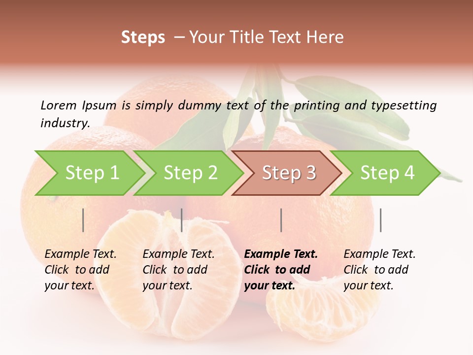 Sugary Food White PowerPoint Template