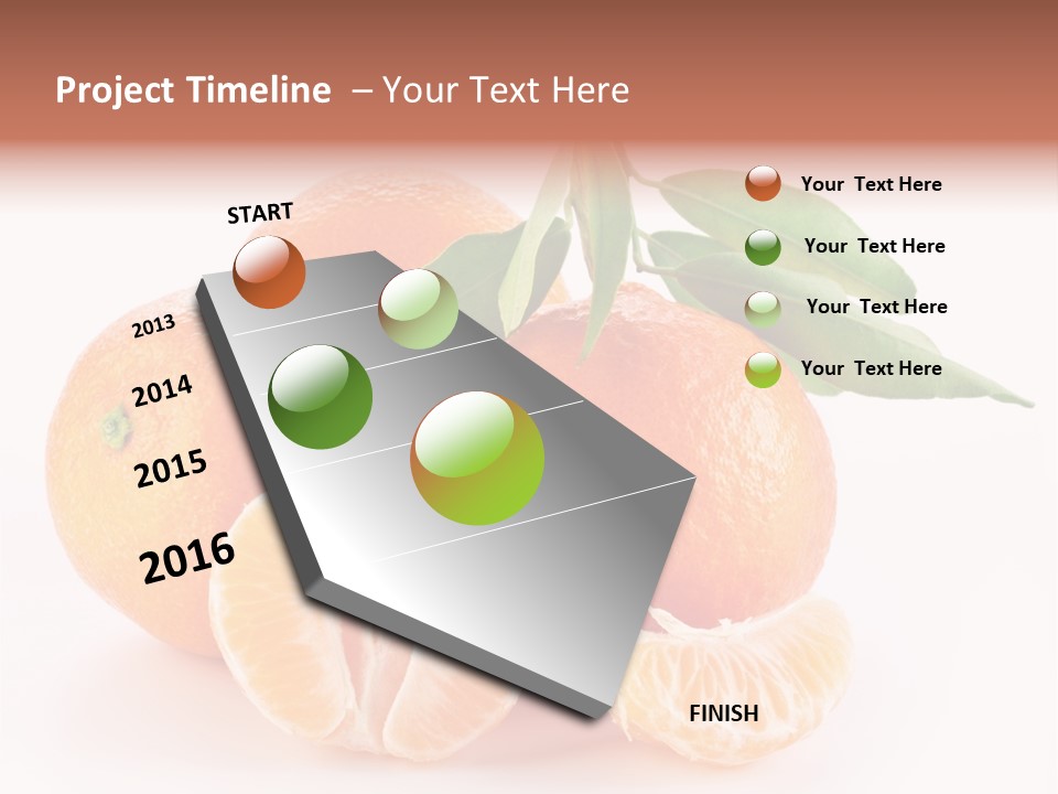 Sugary Food White PowerPoint Template