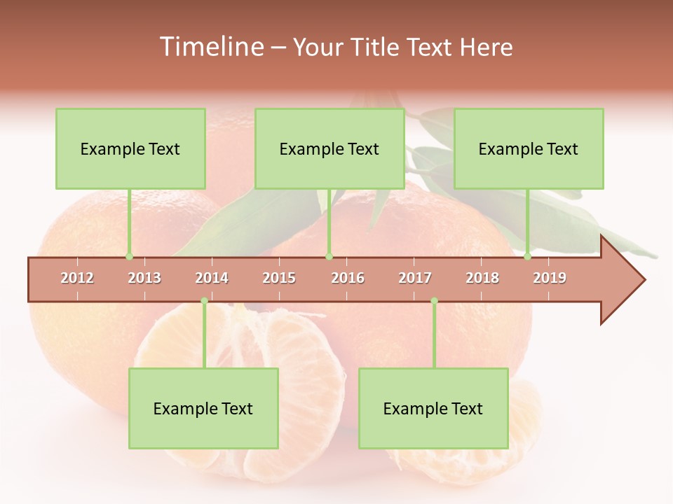 Sugary Food White PowerPoint Template