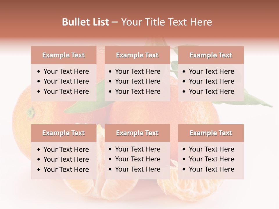 Sugary Food White PowerPoint Template