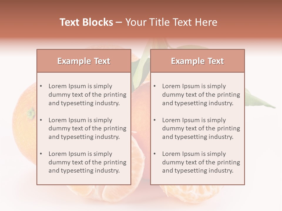 Sugary Food White PowerPoint Template