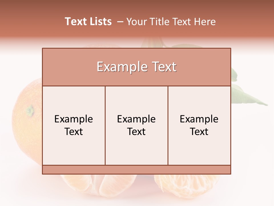 Sugary Food White PowerPoint Template