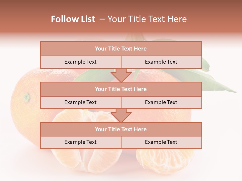 Sugary Food White PowerPoint Template