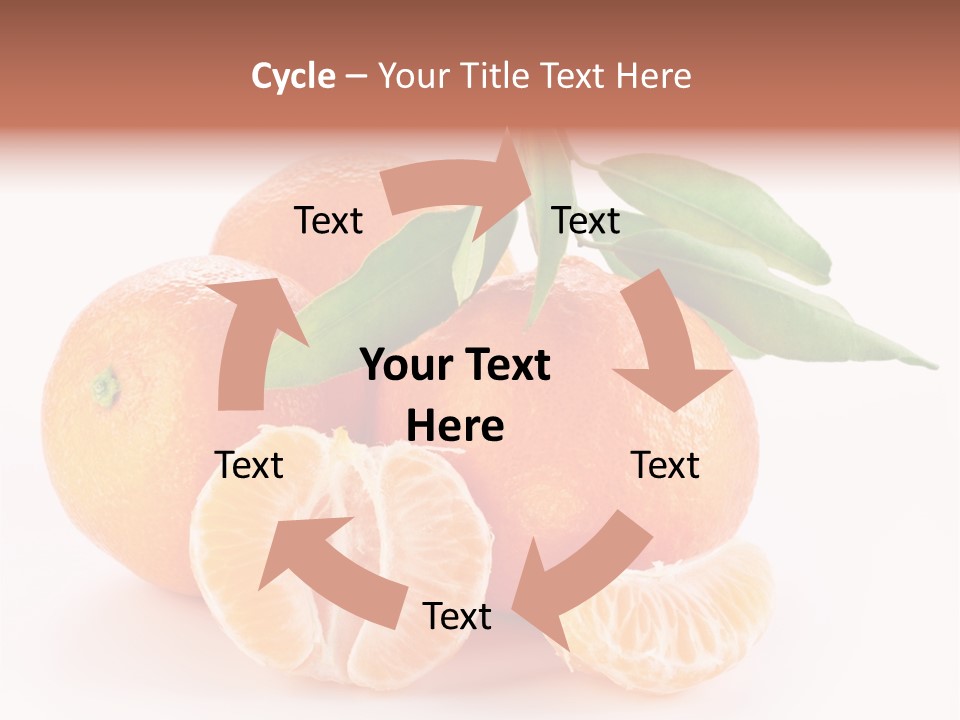 Sugary Food White PowerPoint Template
