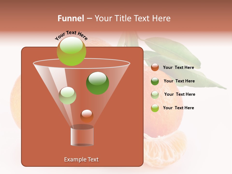 Sugary Food White PowerPoint Template