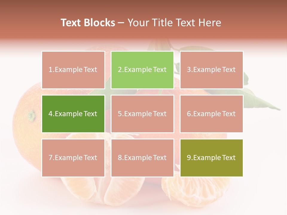 Sugary Food White PowerPoint Template