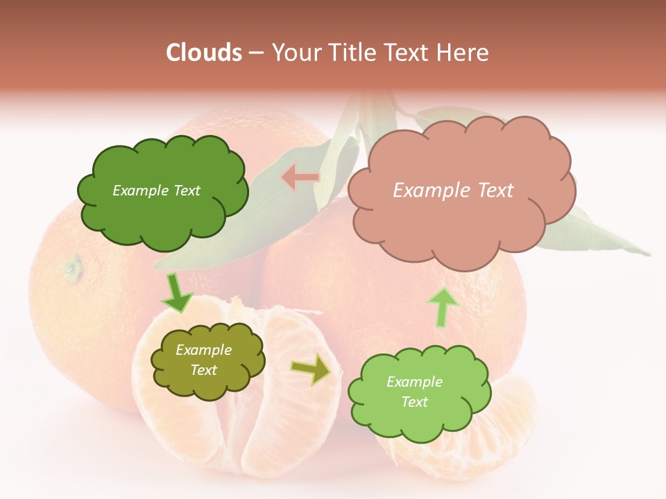 Sugary Food White PowerPoint Template