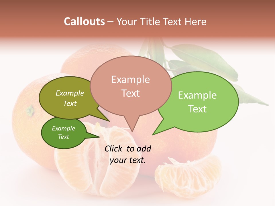 Sugary Food White PowerPoint Template