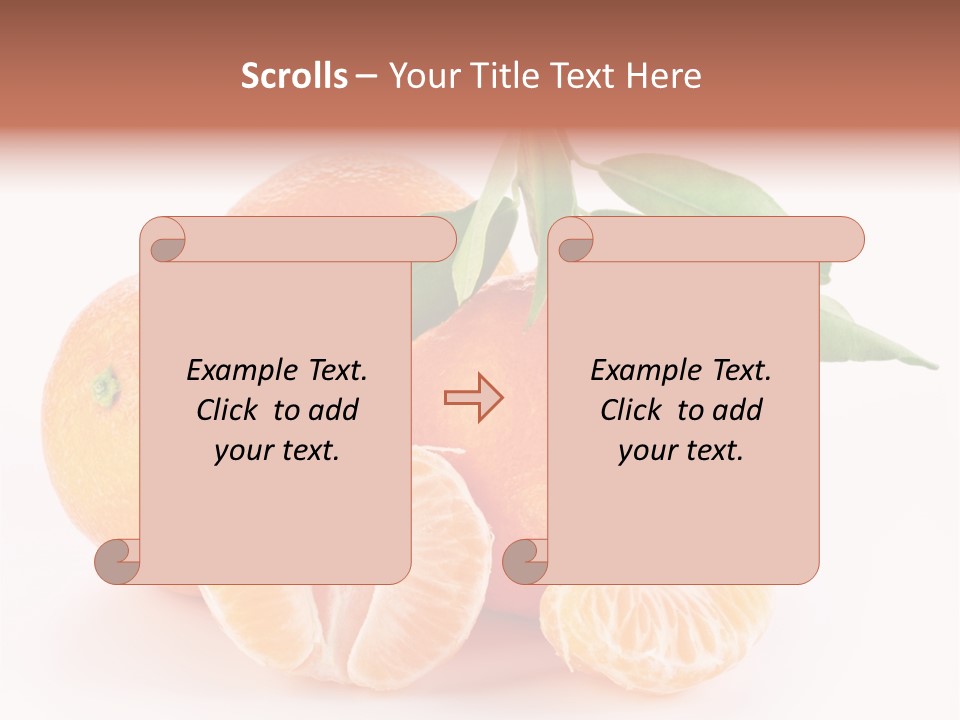 Sugary Food White PowerPoint Template