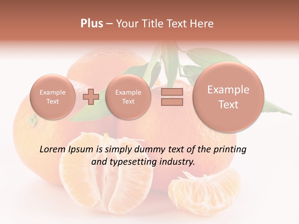 Sugary Food White PowerPoint Template