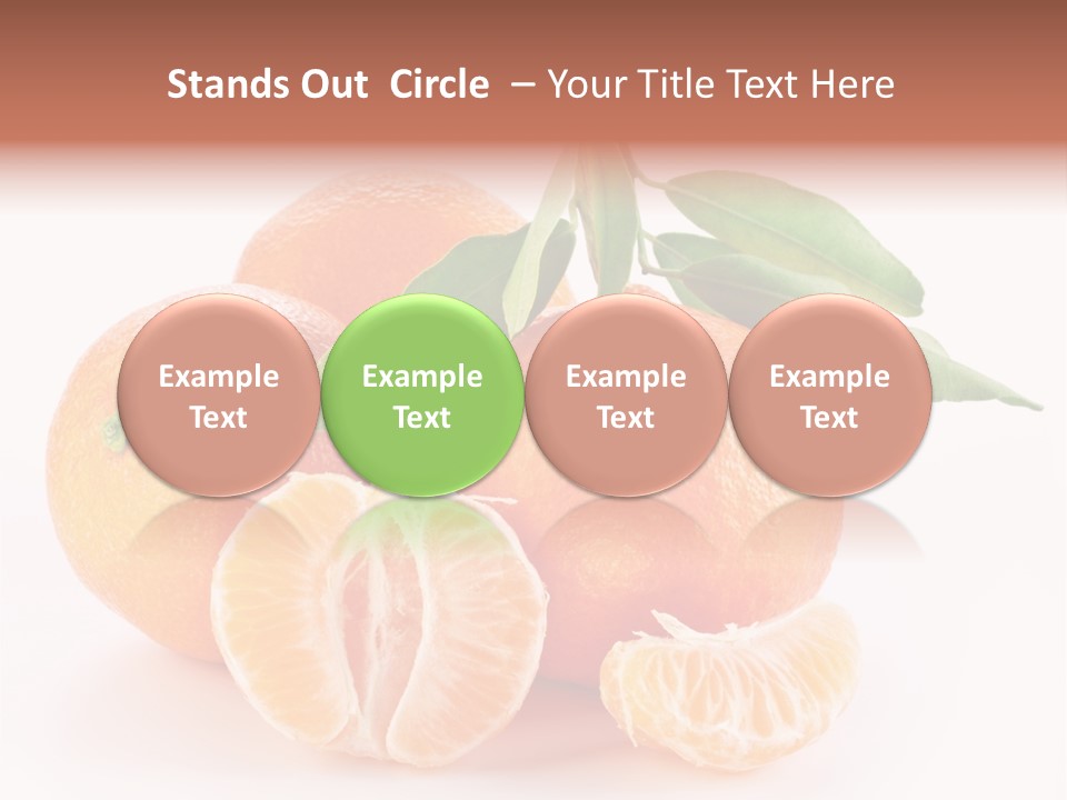 Sugary Food White PowerPoint Template