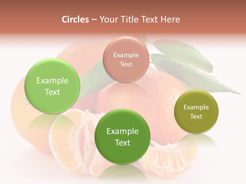 Sugary Food White PowerPoint Template