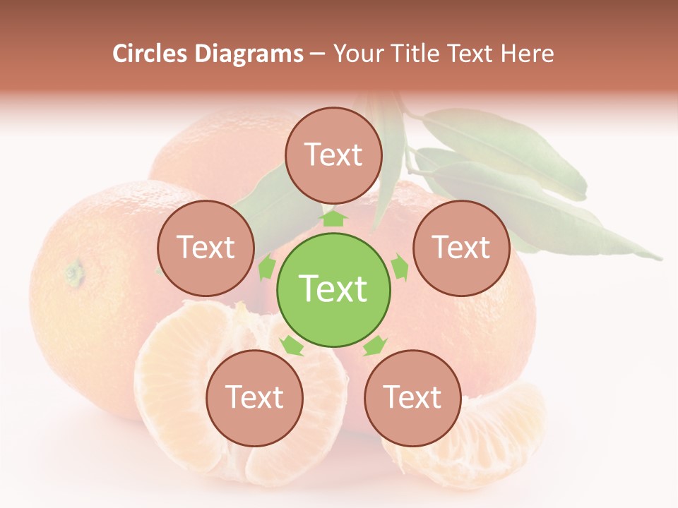 Sugary Food White PowerPoint Template