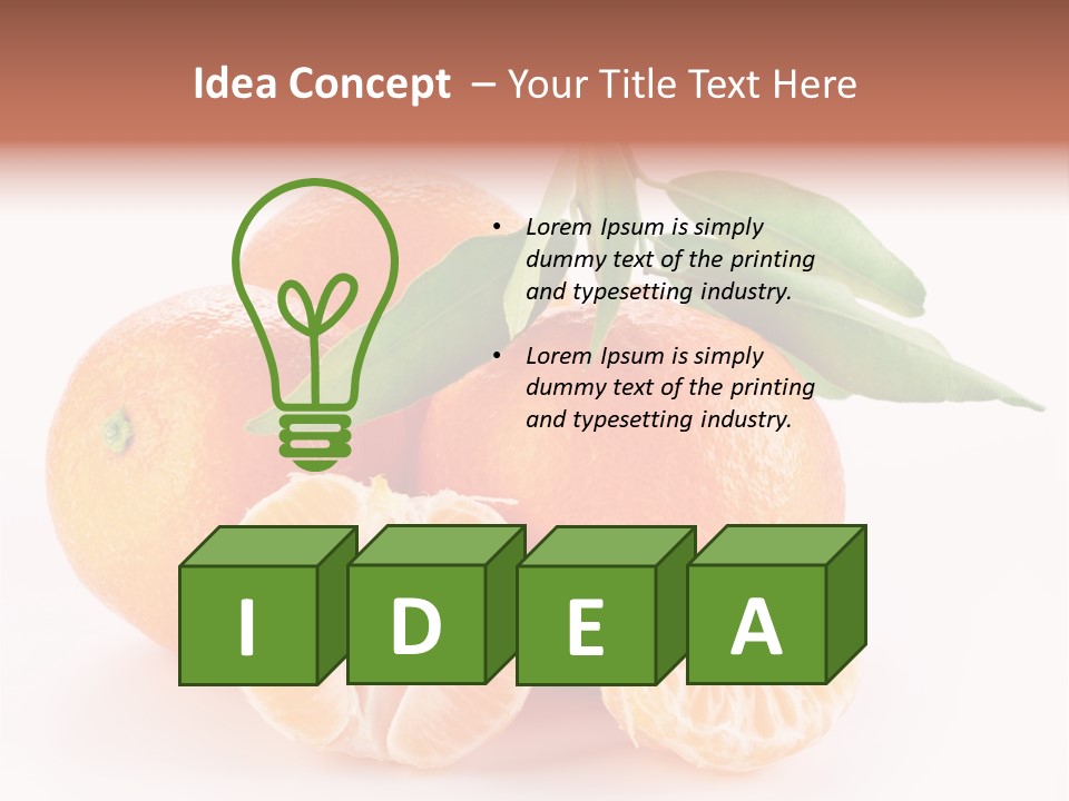 Sugary Food White PowerPoint Template