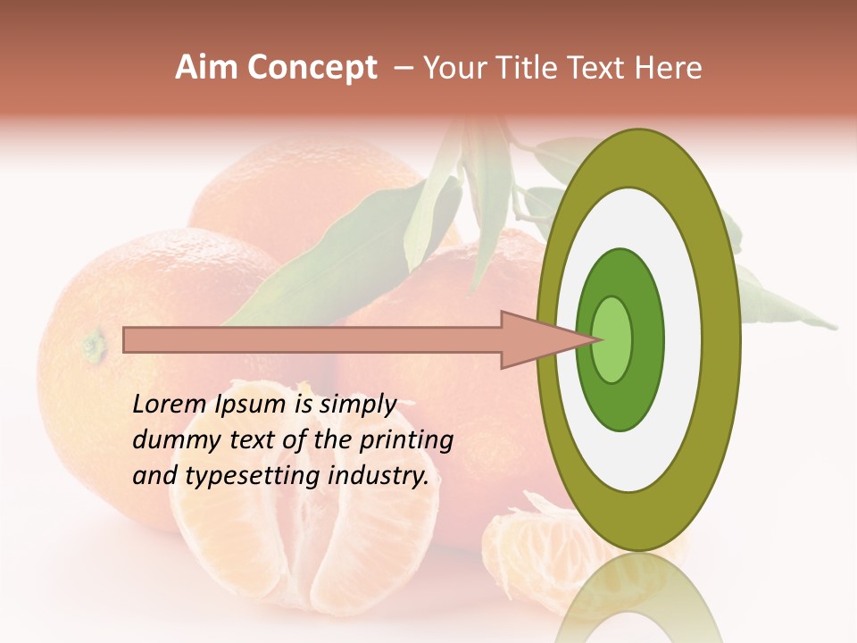 Sugary Food White PowerPoint Template