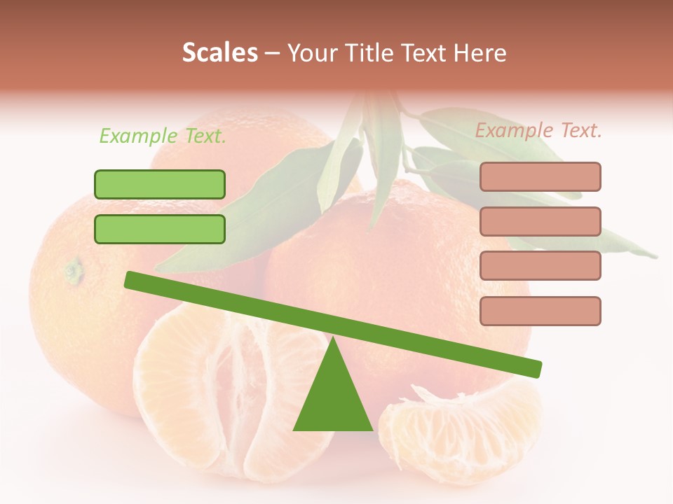 Sugary Food White PowerPoint Template